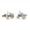 Silver Tone Novelty Farm Tractor Cufflinks 3.JPG